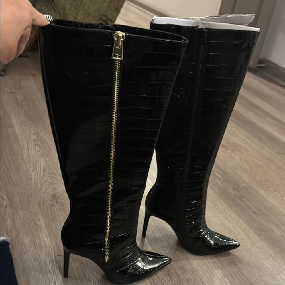 I.N.C. International Concepts Sabrinaa Zip Knee High Boots❣️BRAND NEW Sz 8M/8WC